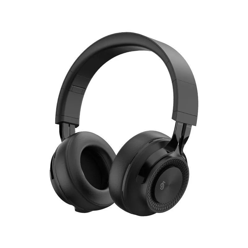 Red sports Bluetooth headset showing power display, for wireless music and calls