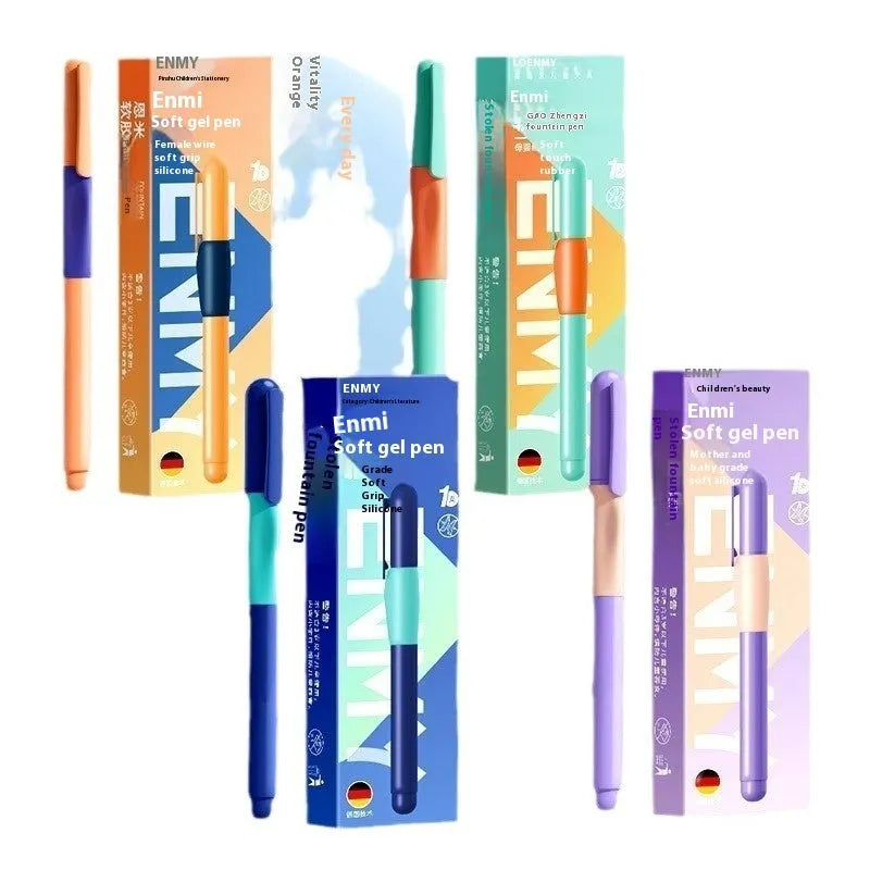 Student posture correction pen in box with four colour options