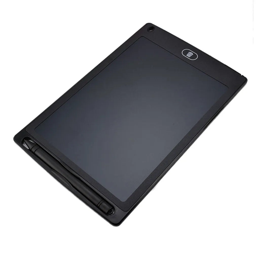 LCD electronic handwriting board for children with stylus in black, blue, green, or red colours