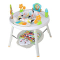 Baby jumping chair with interactive toys in plastic construction for infant development training