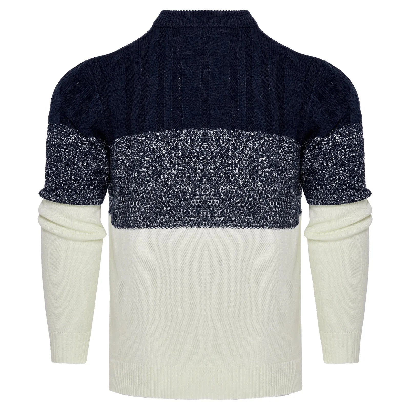 Men's knitted pullover sweater in long sleeve design for autumn and winter wear