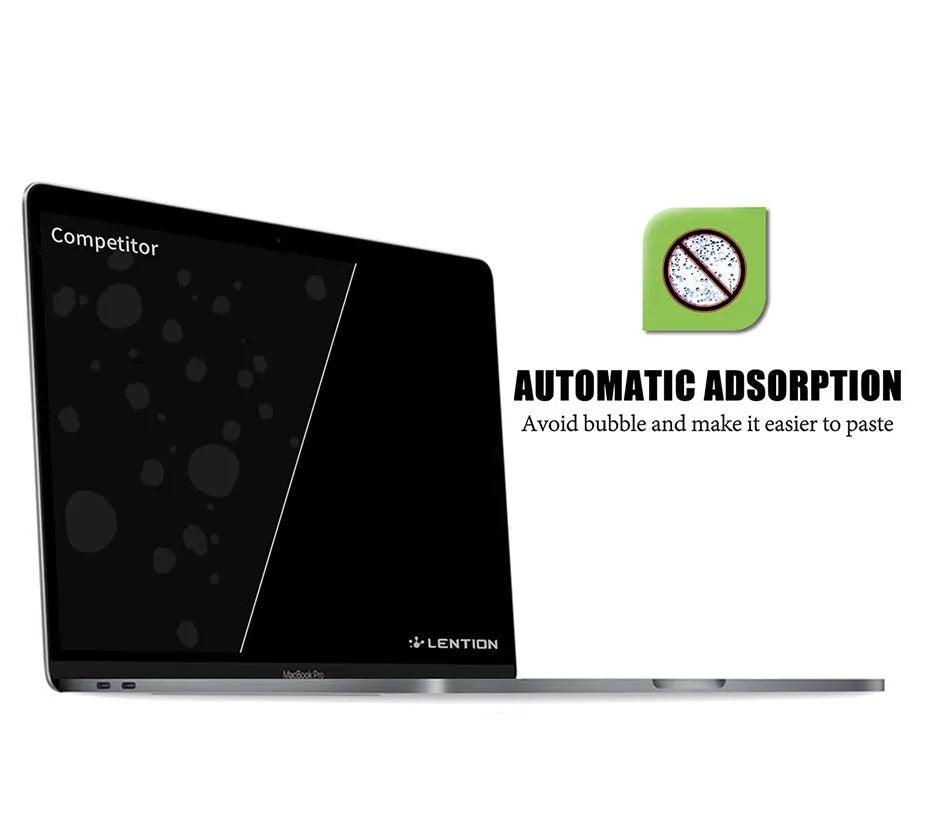Matte screen protector film for 13-inch MacBook Pro laptop with installation tools