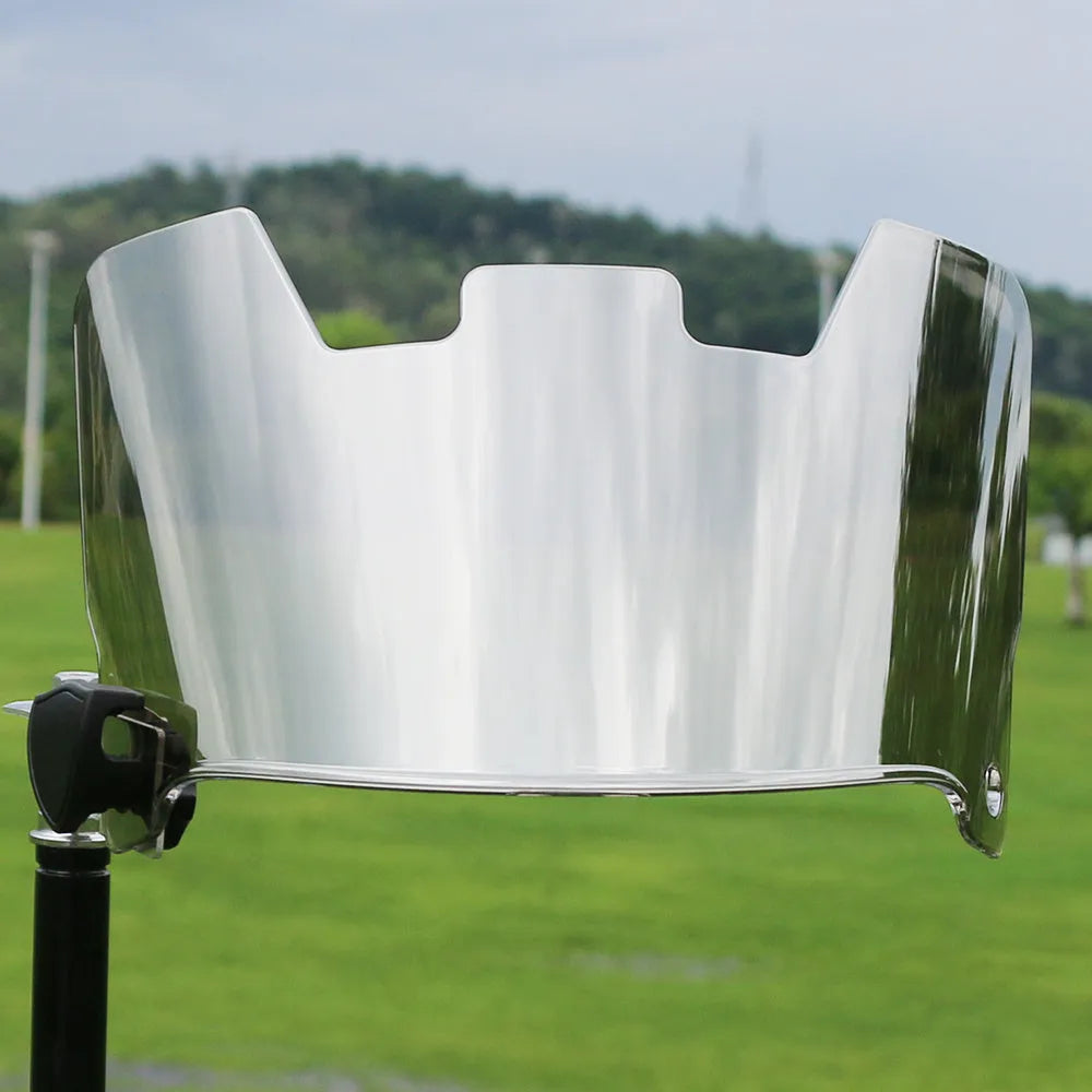 American-style multicolour rugby helmet goggles with a tool-free mounting system