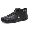 Octopus men's khaki high-top shoes with a microfiber upper and rubber sole.
