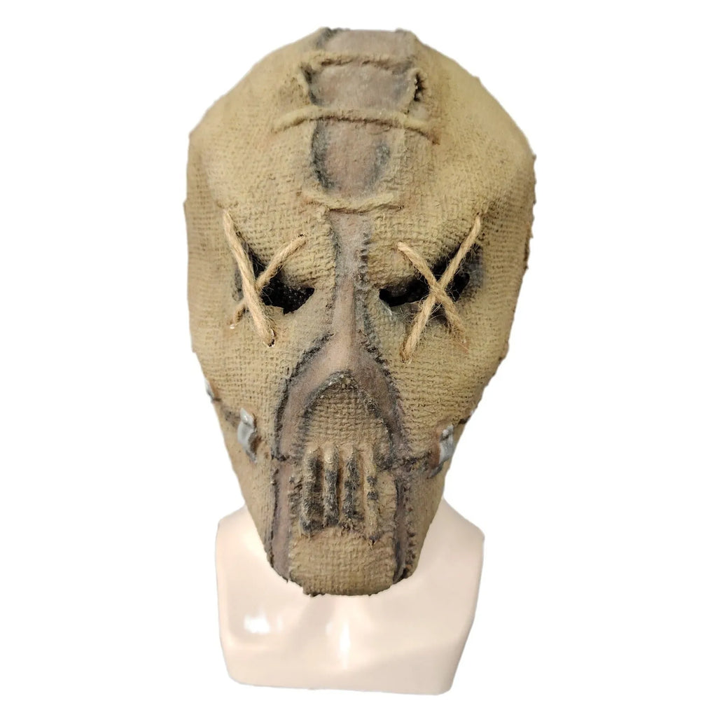 Latex scar skull mask head cover for Halloween and horror costumes.