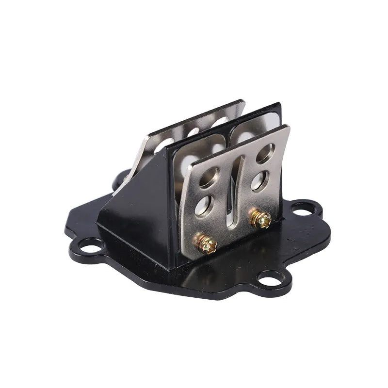 Green-painted titanium stainless steel carburetor spring valve for Honda and Yamaha scooters.