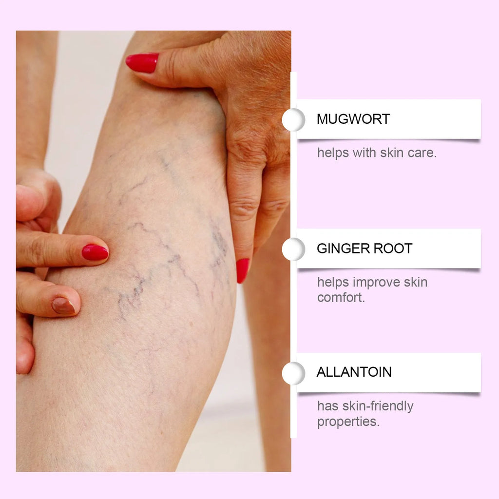 Leg nursing adhesive bandage microneedle stickers with moxa leaf and ginger root ingredients