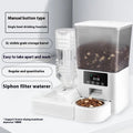 5L intelligent pet feeder with stainless steel bowl for remote timed feeding of dogs and cats