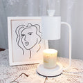European-style aromatherapy wax lamp with dimmer switch in white or yellow colour