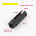 Black chromium vanadium steel oxygen sensor sleeve for 22mm applications