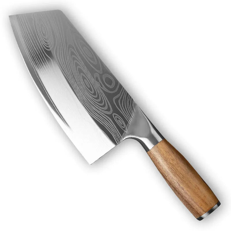 40cr13 stainless steel kitchen knife with 320mm blade length and 2.3mm thickness