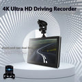 7-inch black wireless CarPlay projection car camera with wide-angle lens for dashboard installation