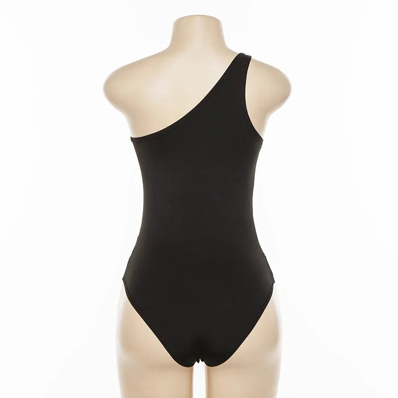 Women's mesh one-piece sleeveless black swimsuit with removable chest pad