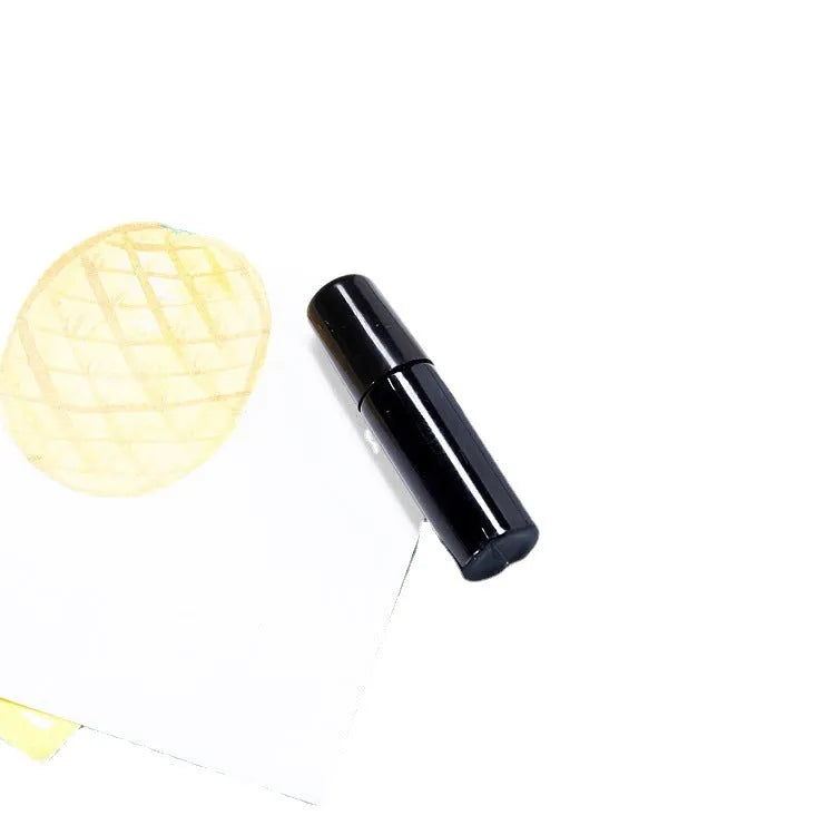 Scraping painting tools set with multiple art tools on white card surface