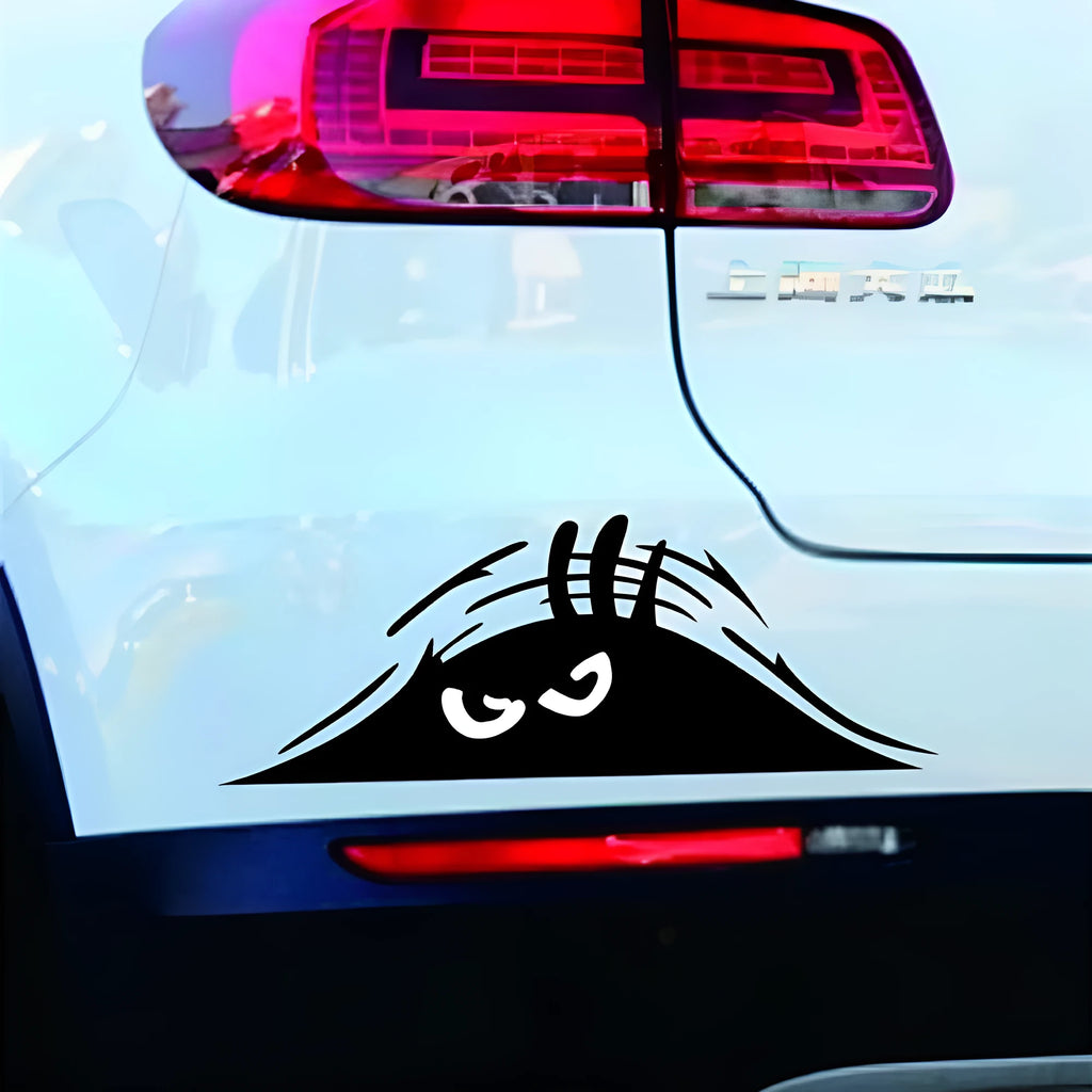 Self adhesive body stickers showing four face designs including smiley and angry expressions