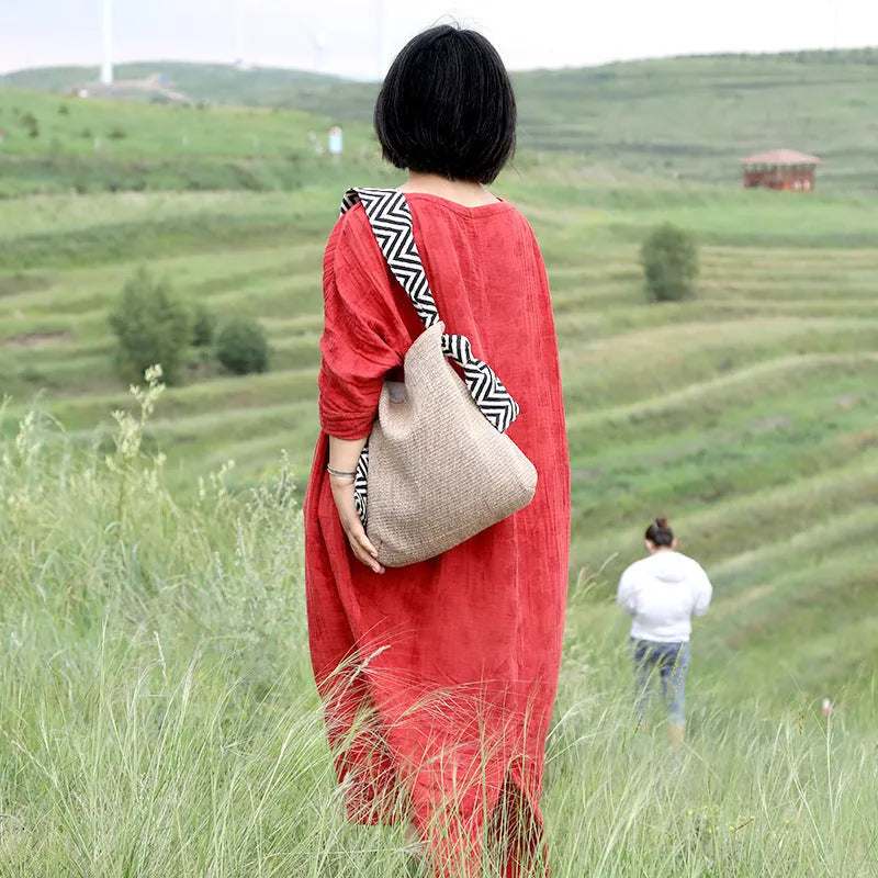 Khaki one-shoulder polyester canvas tote bag with cotton lining, magnetic closure, and internal pockets on a plain background