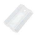 Double-sided plastic flea comb for dogs and cats measuring 5 cm long