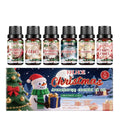 Christmas aromatherapy oil suit showing 60ml and 10ml bottles for seasonal room fragrance