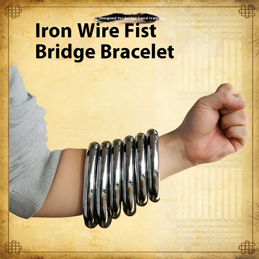 Wing Chun carbon steel training ring with electroplated finish for martial arts conditioning