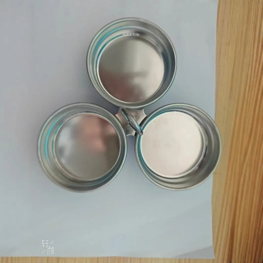 Stainless steel heart-shaped and round mini egg steamer for stovetop use