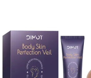 Waterproof body concealer cream with brush for tattoo and birthmark coverage in 108ml container