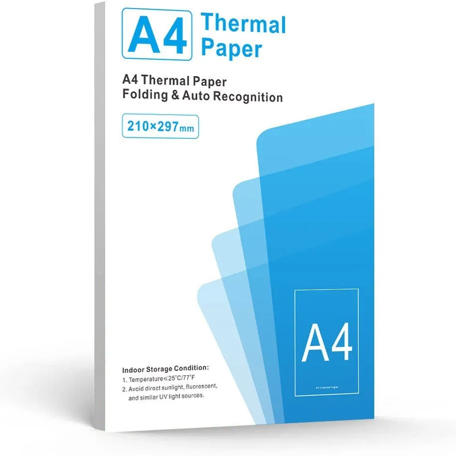 White A4 thermal printer paper with quick-drying thermosensitive coating for business use