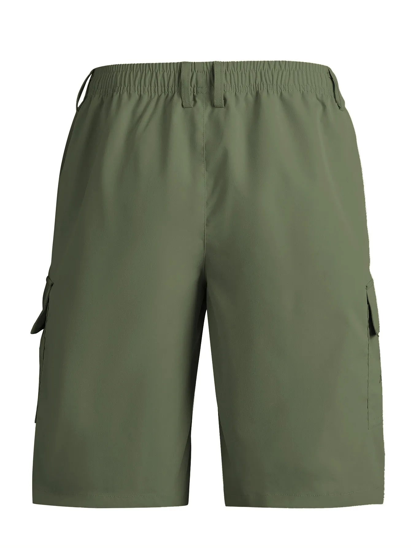 Straight-leg casual sports shorts in polyester fibre with micro-elastic properties, loose American style fit