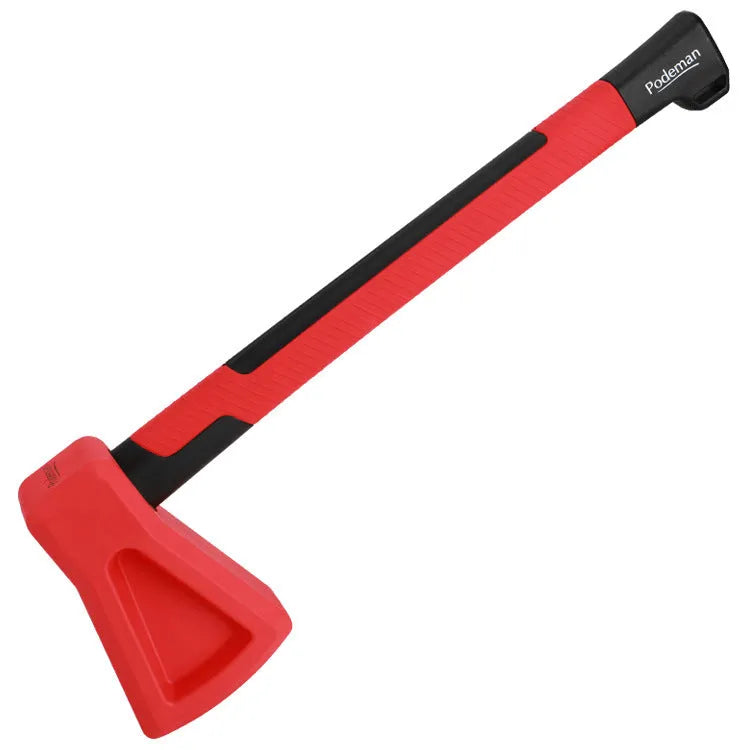 Red plastic fitness axe trainer equipment for muscle training exercises