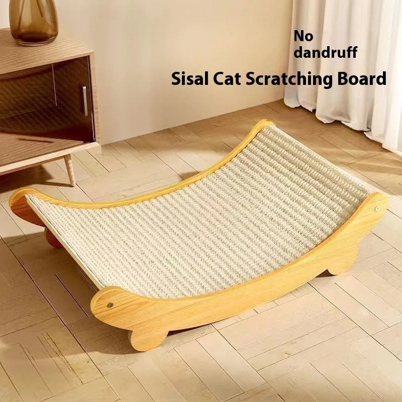 A sisal blanket cat scratch board in a pastoral style, designed to be wear-resistant.