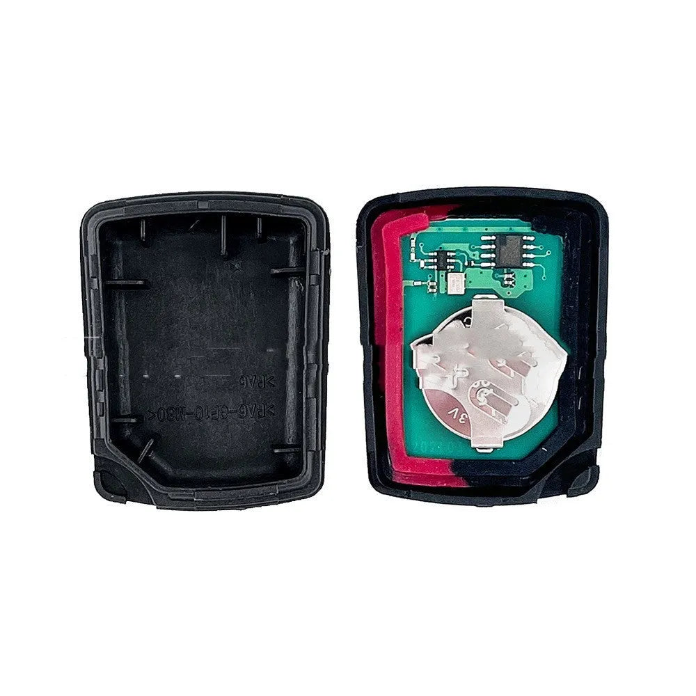 Black ABS plastic replacement shell case for a Ford car remote control key.