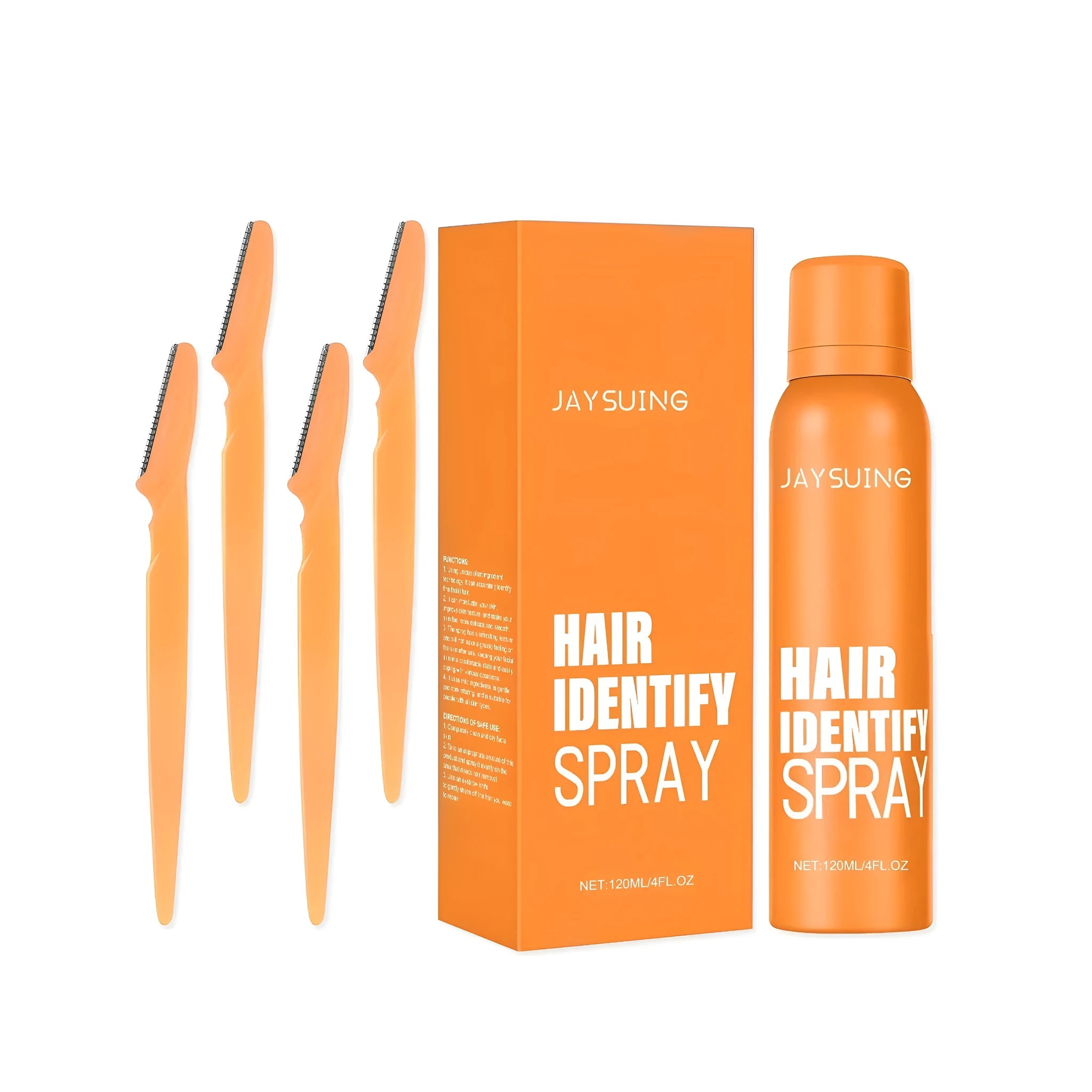 120ml facial hair recognition spray bottle with herbal extracts and non-irritating formula