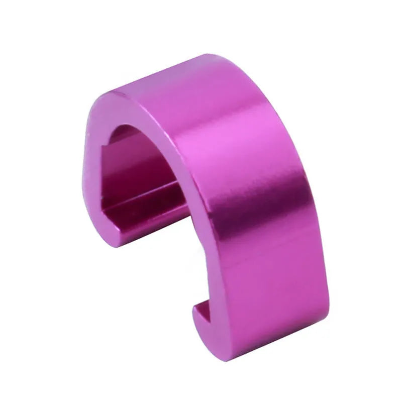 Aluminium alloy C-shaped buckle in multiple colours, dimensions 10.2mm by 13mm by 5mm.