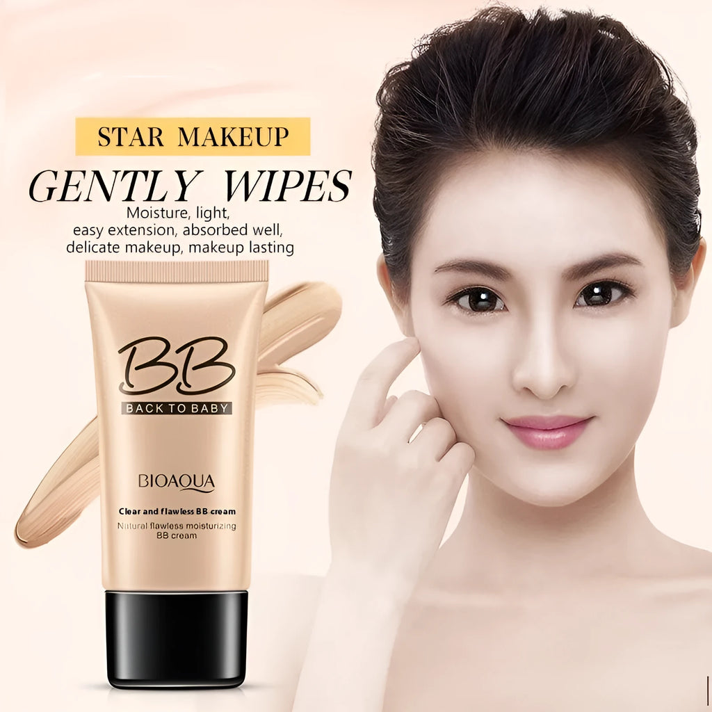 Clear and Flawless BB Cream 40g in Ivory and Natural colour, light breathable concealer foundation
