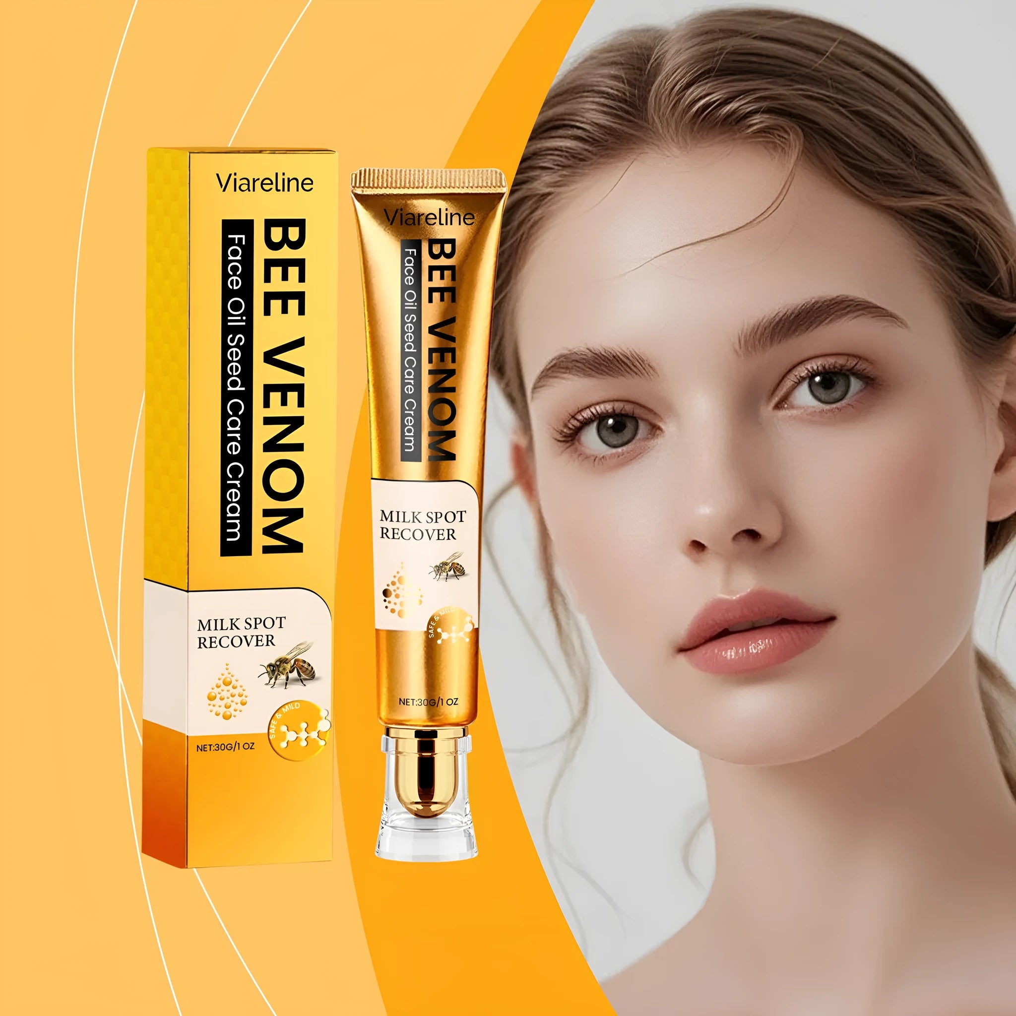 30g tube of bee venom facial neck cream for hydrating and moisturising skin