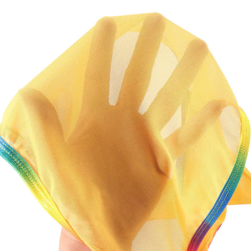 Mesh transparent briefs in solid colours with quick-drying knit fabric construction
