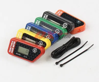 YSDS black waterproof electronic maintenance timer with LCD display for vehicles and equipment