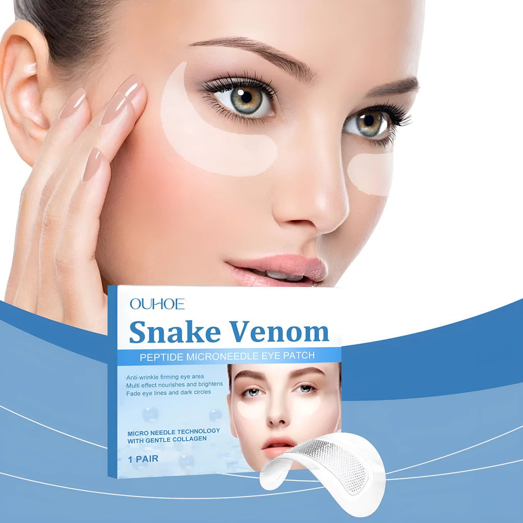 Elastic eye care microneedle patches for wrinkle reduction with transparent hydrogel construction