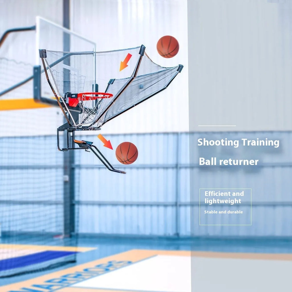 Second generation basketball training ball return machine with automatic ball return function