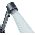 Portable ABS plastic shower head with third gear adjustment for spray modes