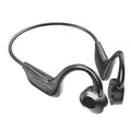 Black VG02 true wireless sports Bluetooth headset with ear-mounted design and private mould construction