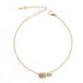 Gold or silver alloy pineapple bracelet for women from XINGX series