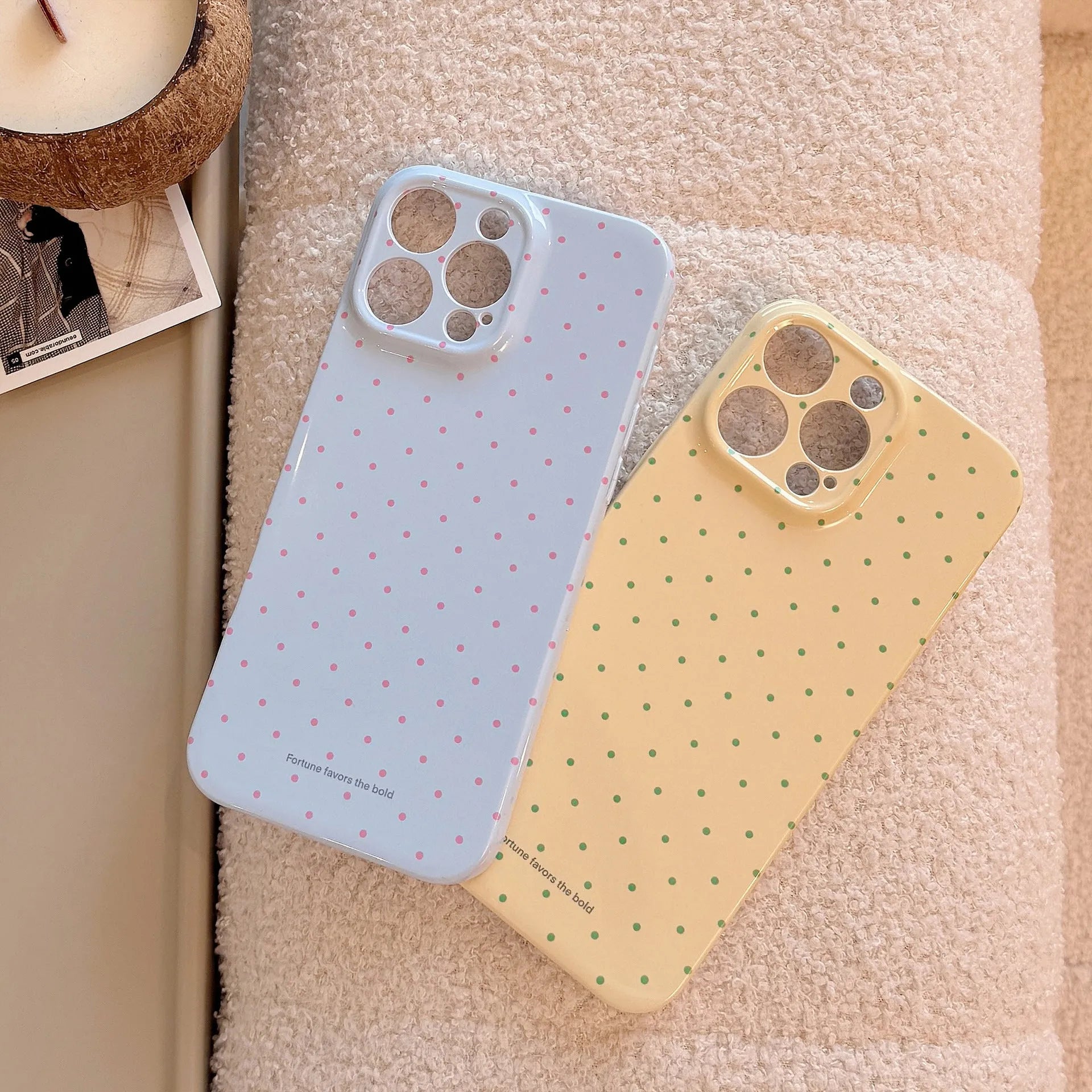 TPU silicone phone case with wavelet dots for Apple iPhone 16 series, soft shell in pink with fall protection