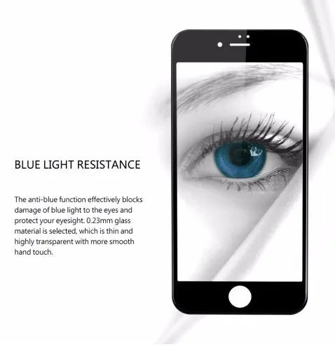 0.23mm tempered glass screen protector with 3D curved edges for iPhone 6 7 8 models