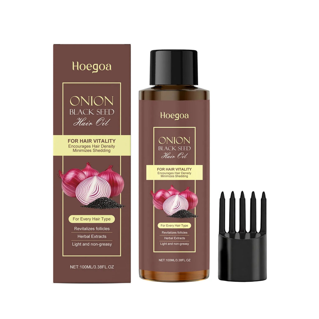 100ml hair care essential oil bottle with accessories in packaging box