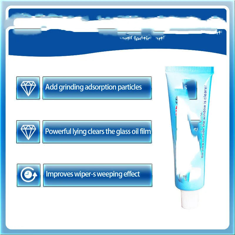 Automotive glass anti-fog rainproof spray bottle in white English packaging