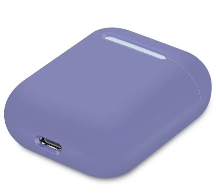 Silicone protective case for Apple AirPods charging box in split design with multiple colour options