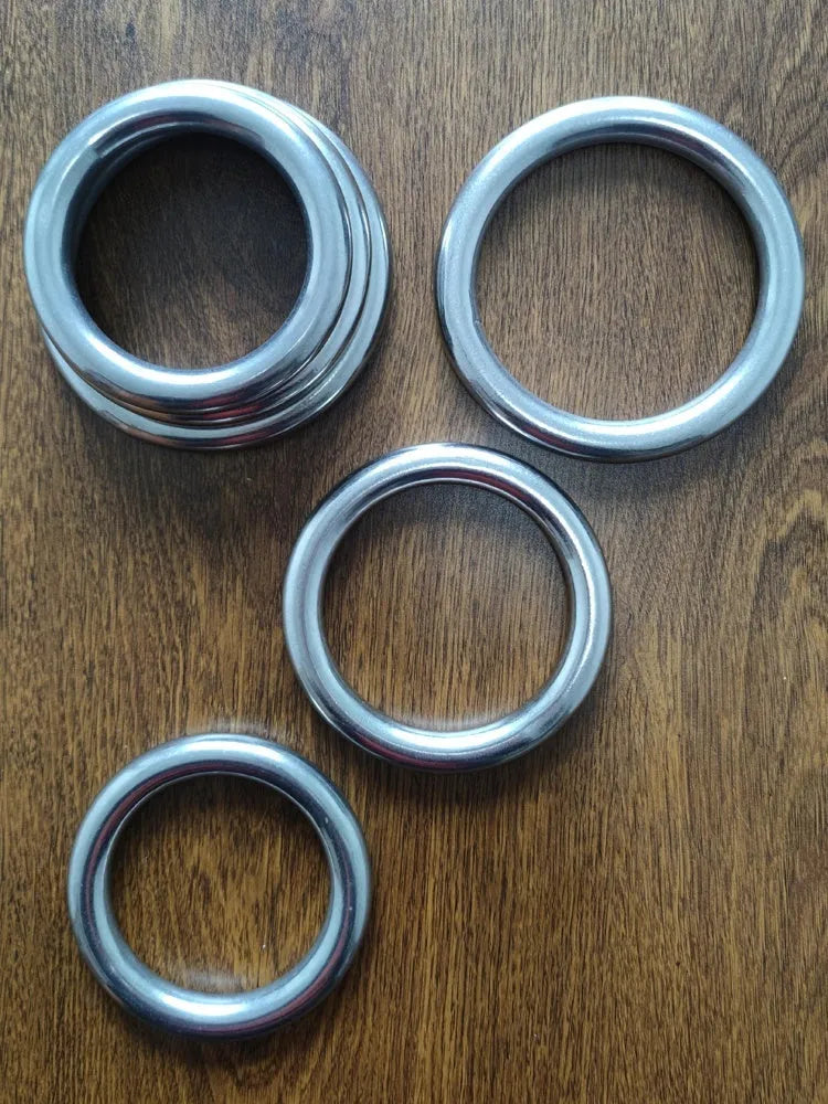 Wing Chun carbon steel training ring with electroplated finish for martial arts conditioning