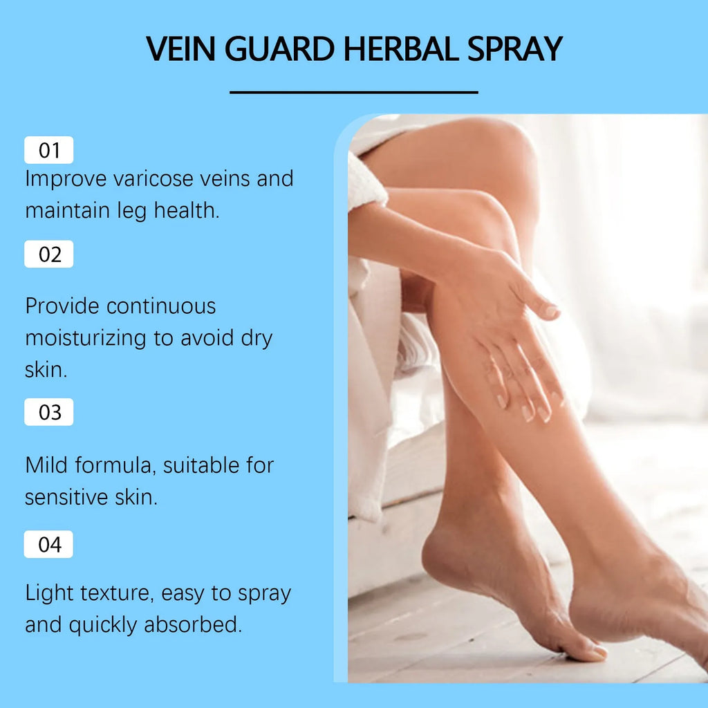 30 ml bottle of herbal body care spray with botanical ingredients.