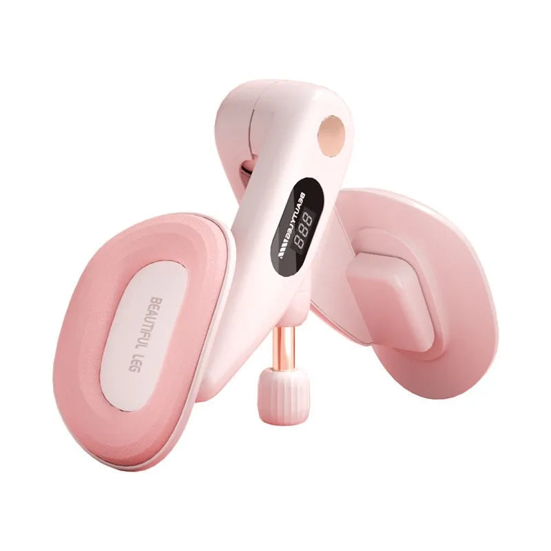Pelvic floor muscle training device with digital counter in gray colour
