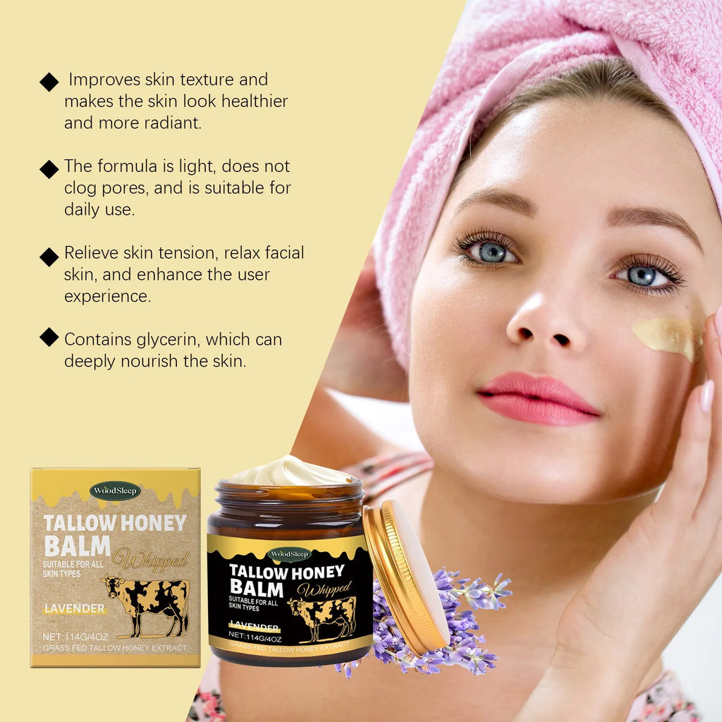 114g jar of Butter Skin Cream with glycerin, honey and lavender extract